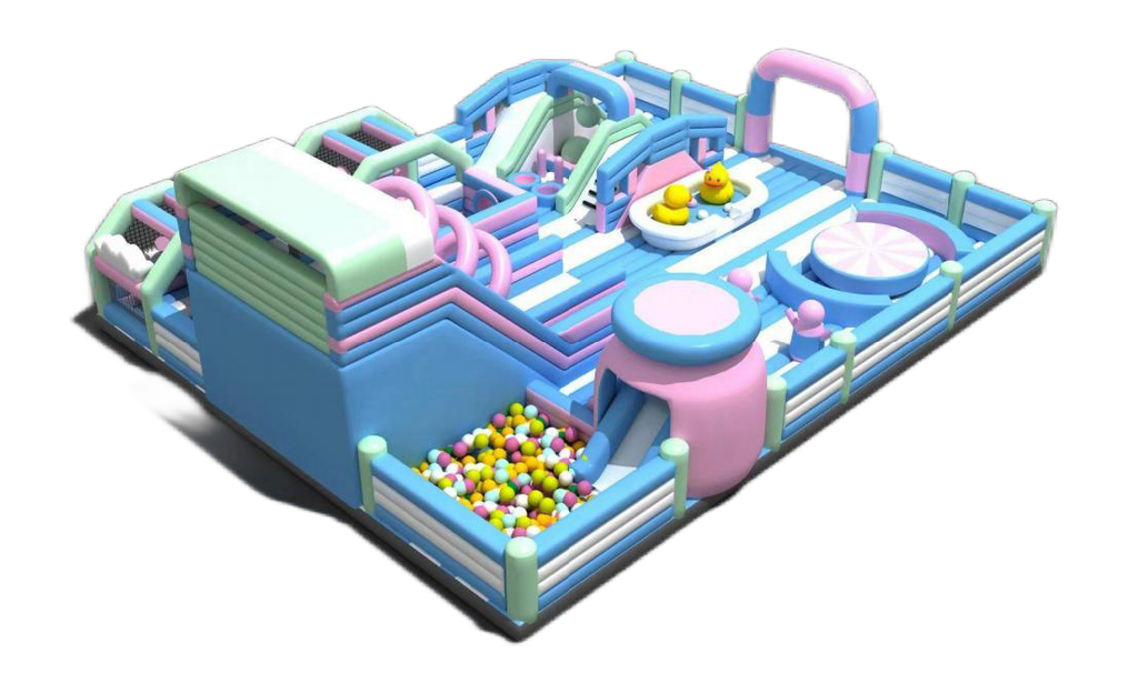 Personalized Inflatable Play Castle Design