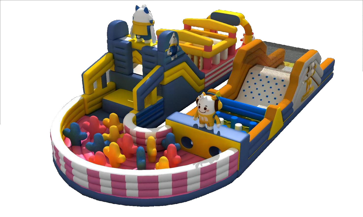 Special Custom Inflatable Party Castle Setup