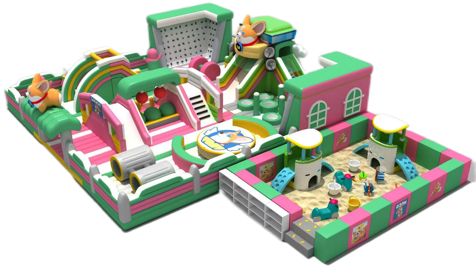 Exclusive Inflatable Play Castle Design