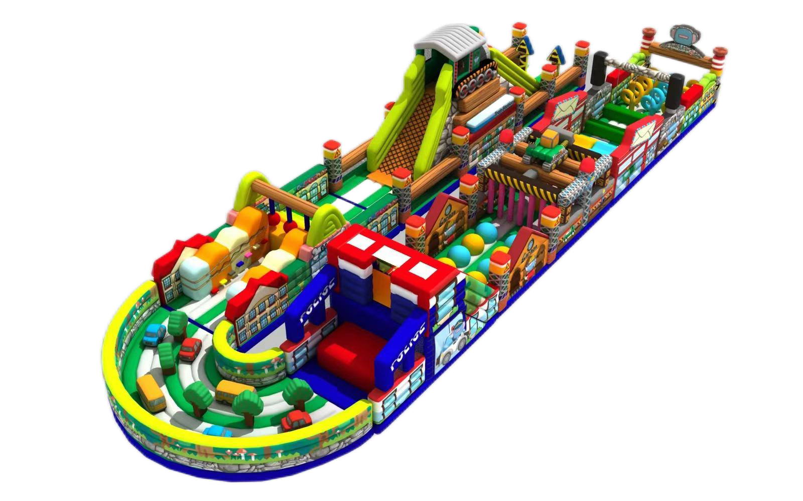 Mix Color Exclusive Inflatable Bouncy Castle Package