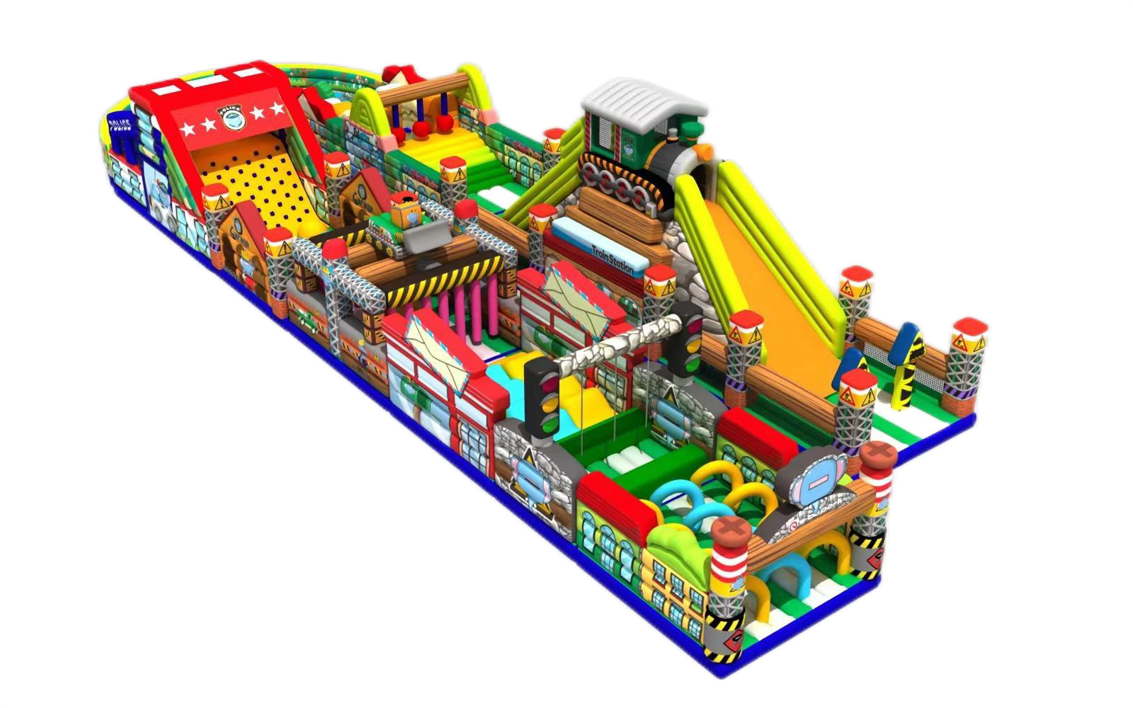 Mix Color Exclusive Inflatable Bouncy Castle Package