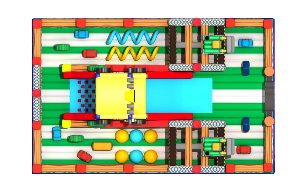Mix Color Exclusive Inflatable Bouncy Castle Package