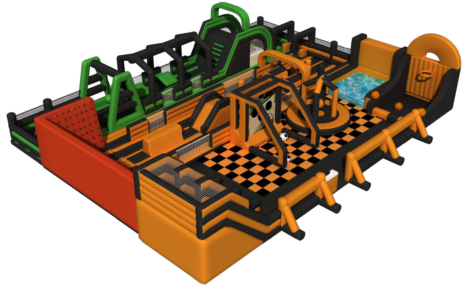 Personalized Inflatable Jumping Arena Design