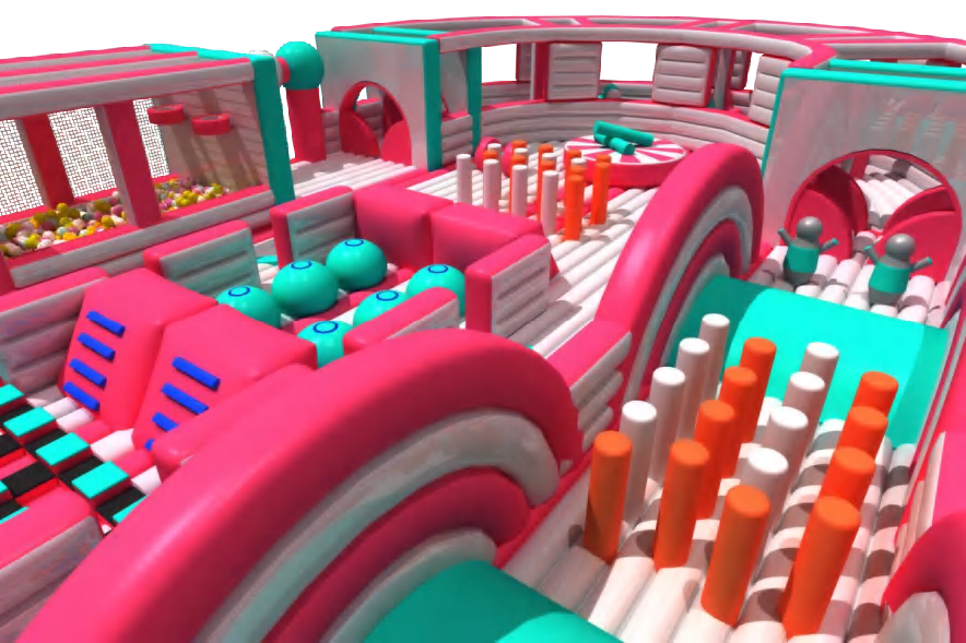 Customized Inflatable Jumping Paradise