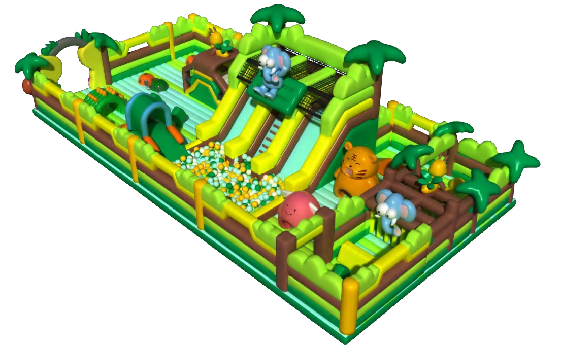 Customized Forest Theme Inflatable Castle Rental Service