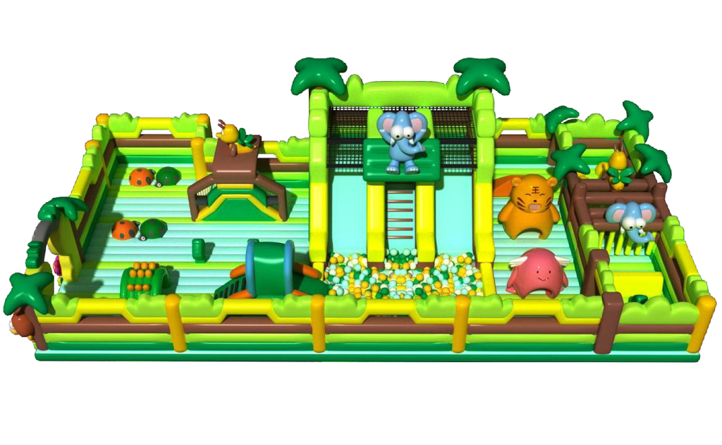 Customized Forest Theme Inflatable Castle Rental Service
