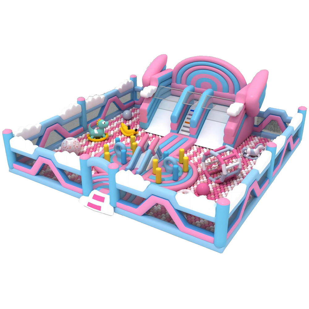 Square Inflatable Castle  Play Zone