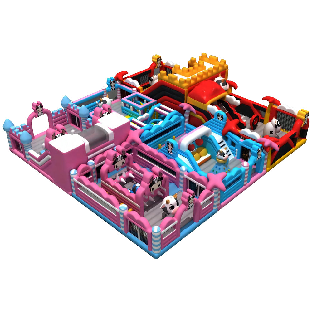 Square Inflatable Castle  Play Zone