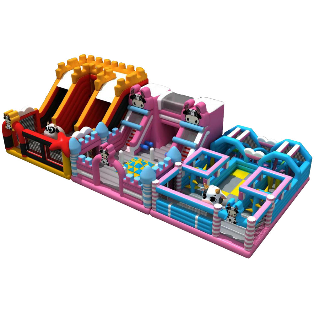 Square Inflatable Castle  Play Zone