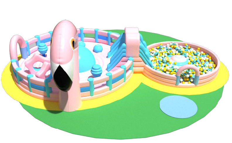 Circular Customized  Inflatable Castle