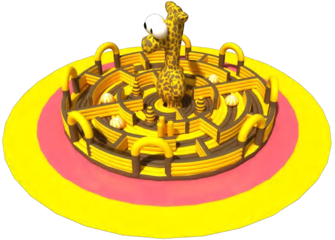 Personalized Circle Inflatable Playground Castle Fun