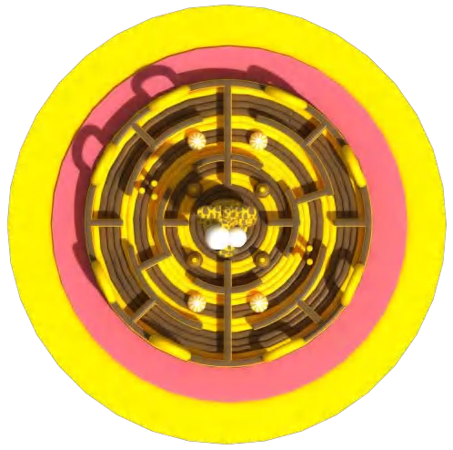 Personalized Circle Inflatable Playground Castle Fun