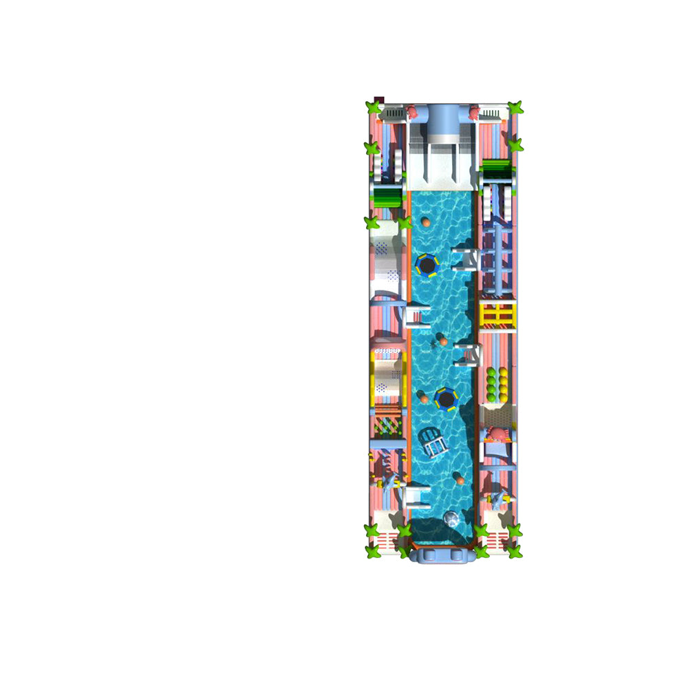 Inflatable Water Castle Fun for Kids Outdoors