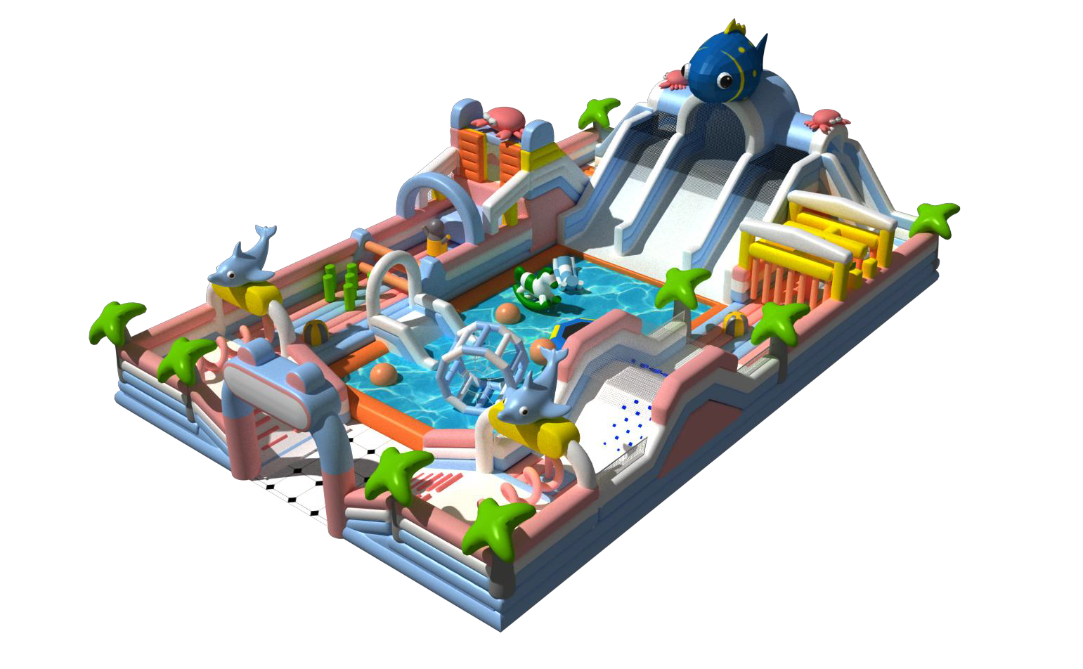 Ultimate Outdoor Inflatable Water Park for Kids!