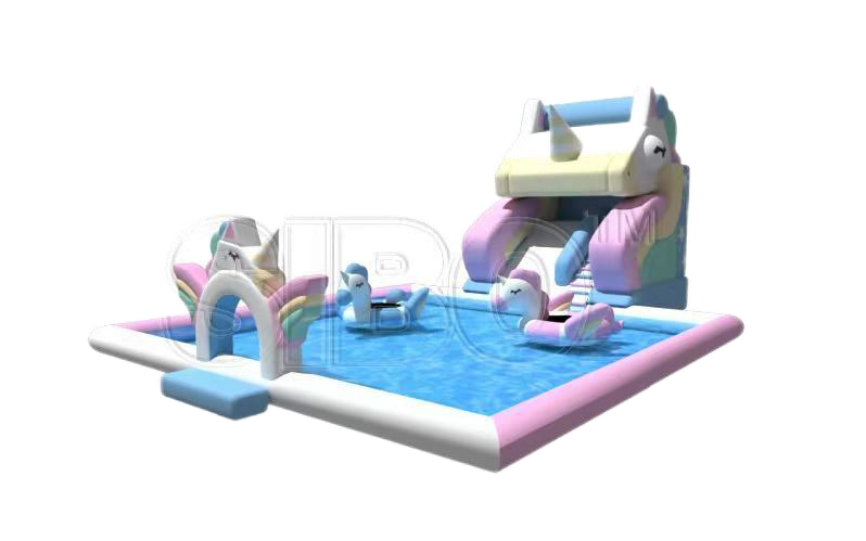 Durable Outdoor Inflatable Water Play Castle