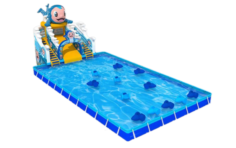Durable Outdoor Inflatable Water Play Castle