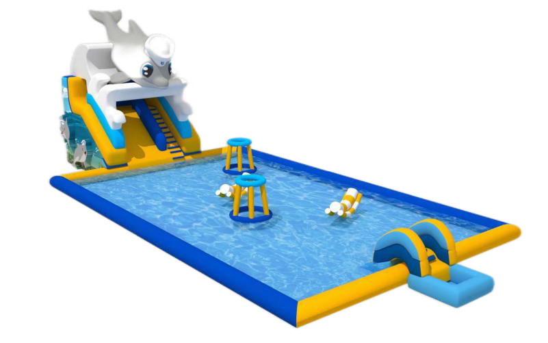 Durable Outdoor Inflatable Water Play Castle