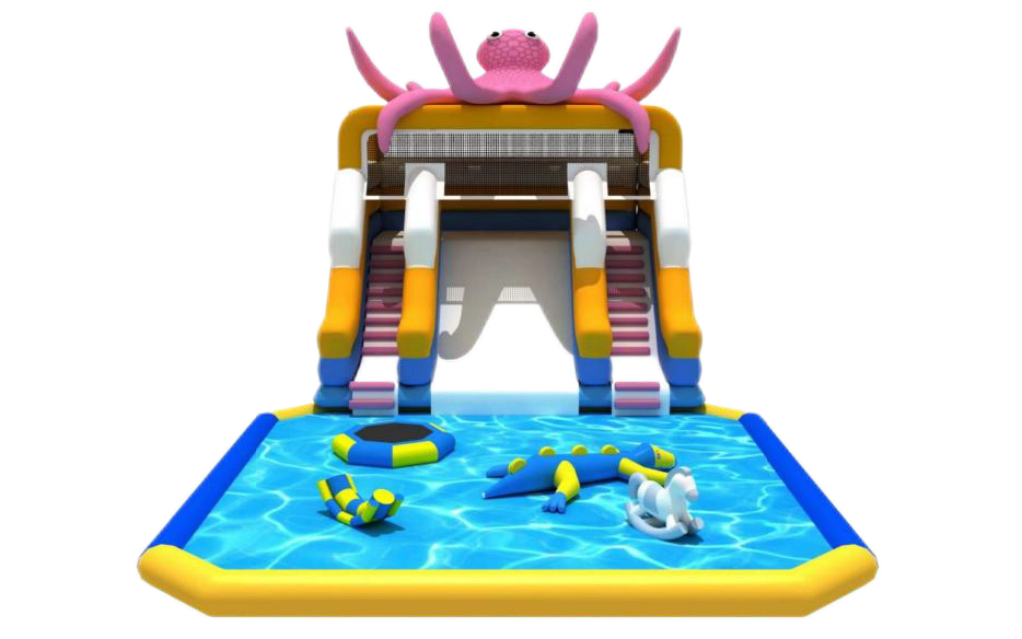 Durable Outdoor Inflatable Water Play Castle