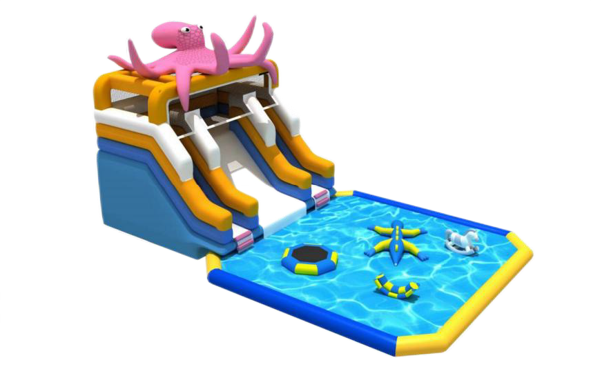 Small Safe Inflatable Water Castle for Outdoor Kid Fun