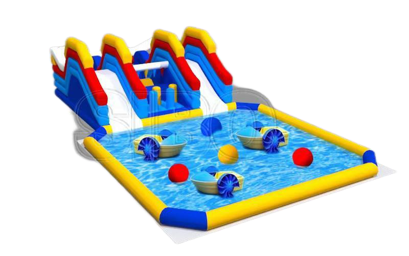 Small Safe Inflatable Water Castle for Outdoor Kid Fun