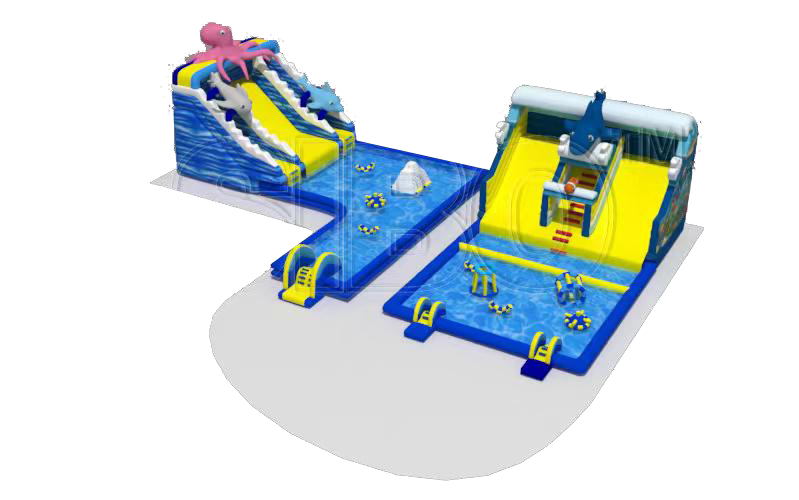 Small Safe Inflatable Water Castle for Outdoor Kid Fun