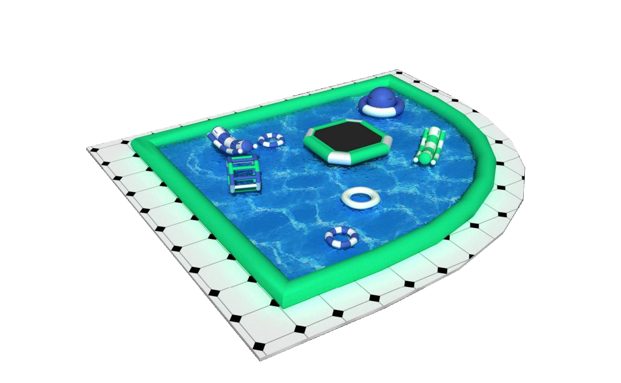 Small Safe Inflatable Water Castle for Outdoor Kid Fun