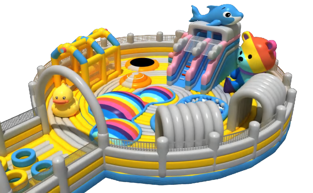 Kids Adventure Awaits Durable Outdoor Inflatable Castle