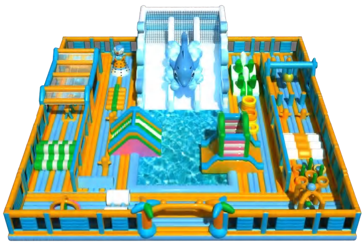 Inflatable Wonderland Outdoor Water Play For Little Kids