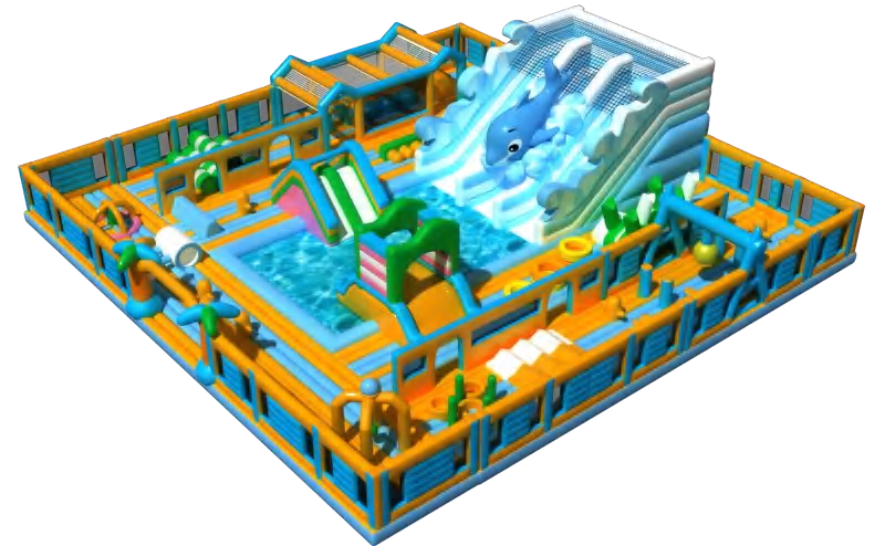 Inflatable Wonderland Outdoor Water Play For Little Kids