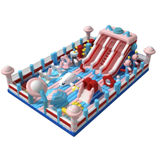 Bear Animal  Themed Inflatable Playground - Pirate, Castle & Jungle Designs