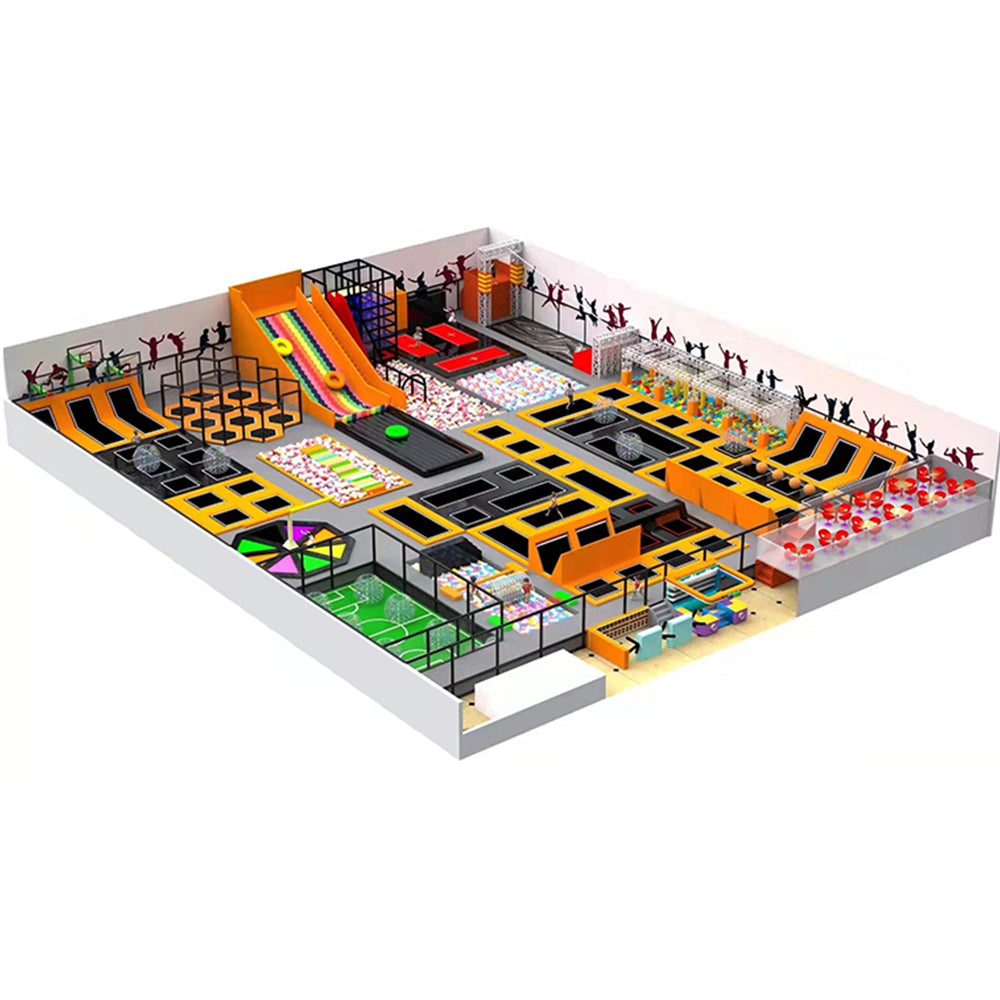 Large custom-made Trampoline Park