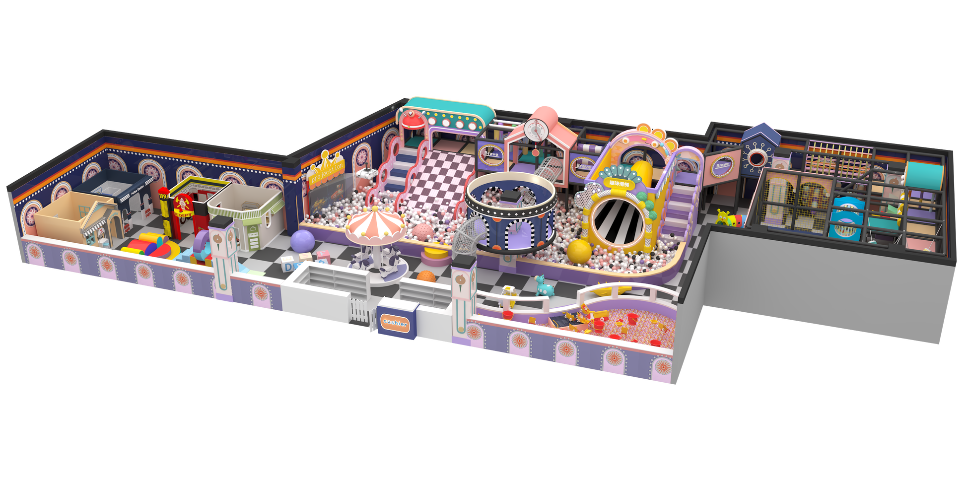 Customizable Soft Play Indoor  Set Equipment