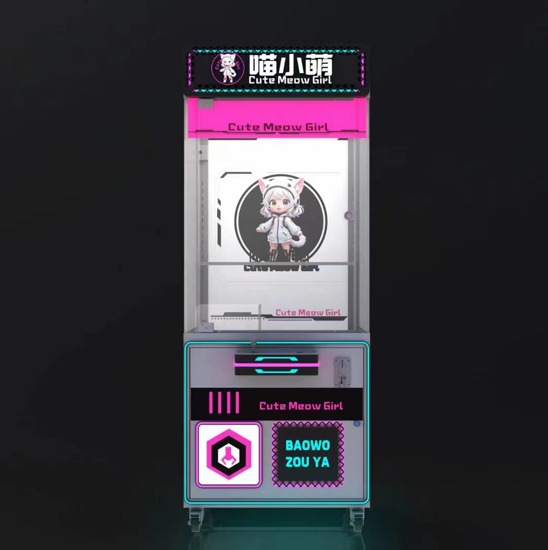 Kawaii Kitty Grab & Lucky Claw Machine