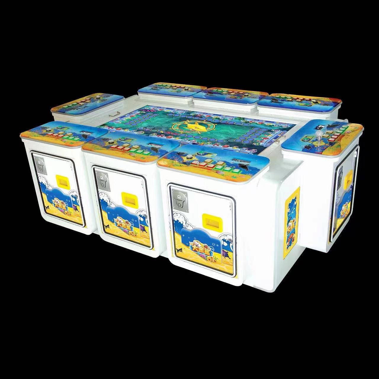 Big golden shark (8-seater tablet) Size: 191*137*78cm   Power:600W/200KG/55" all-metal chassis