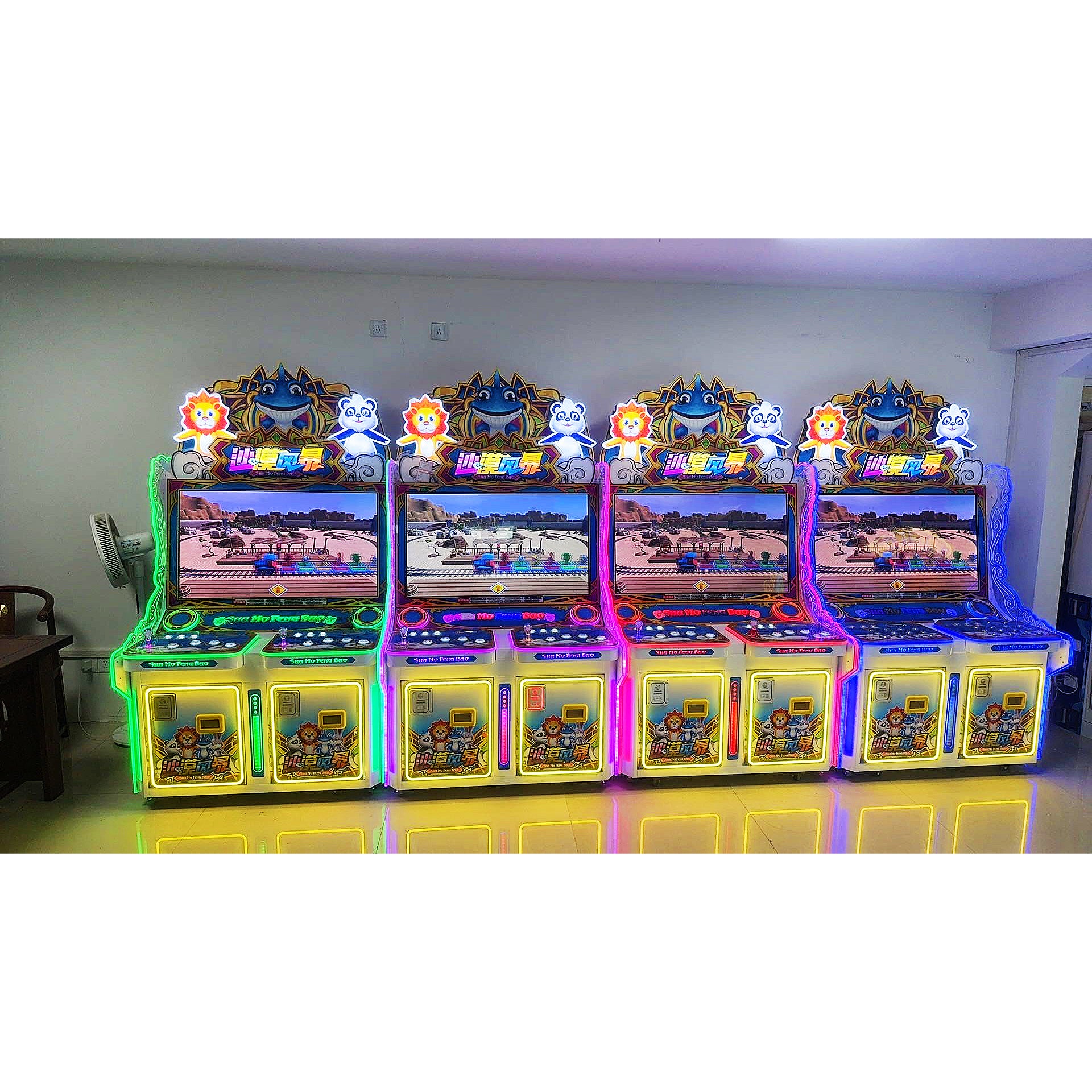 Desert Storm  Size:109*91*222cm Power:680W Material:  Soft-padded wood