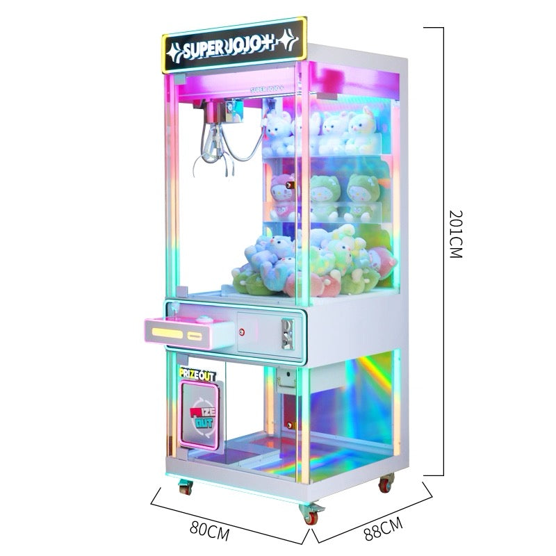 Fun Claw  Machine   Size: 80*88*20 cm  Material: Hardware  Power: 200w