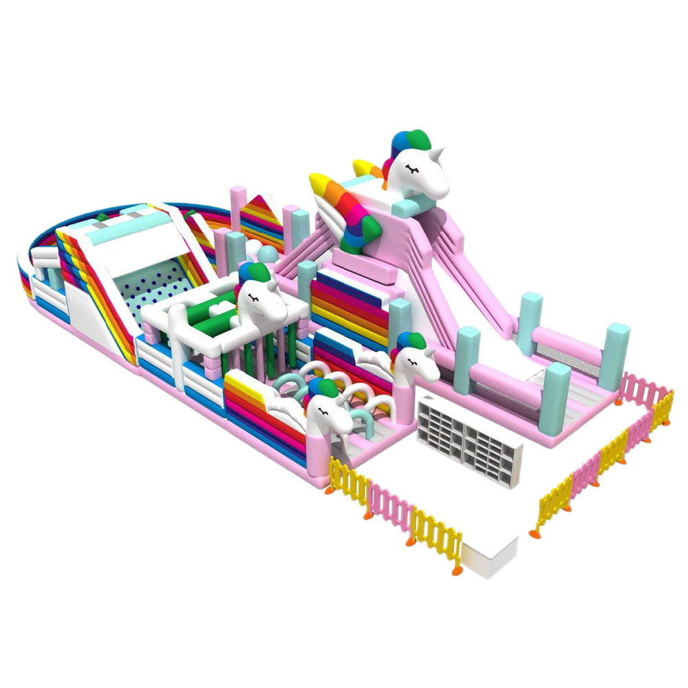 Inflatable Bullhorn Theme Castle