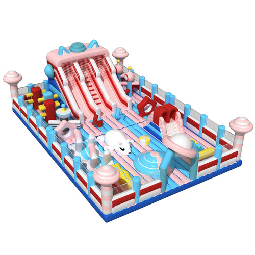 Bear Animal  Themed Inflatable Playground - Pirate, Castle & Jungle Designs