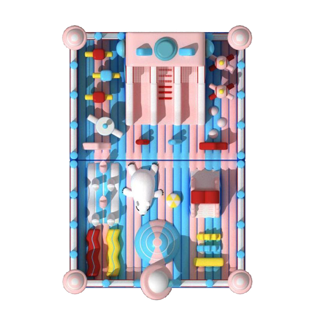 Bear Animal  Themed Inflatable Playground - Pirate, Castle & Jungle Designs