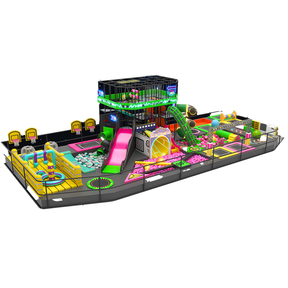 Large custom-made Trampoline Park