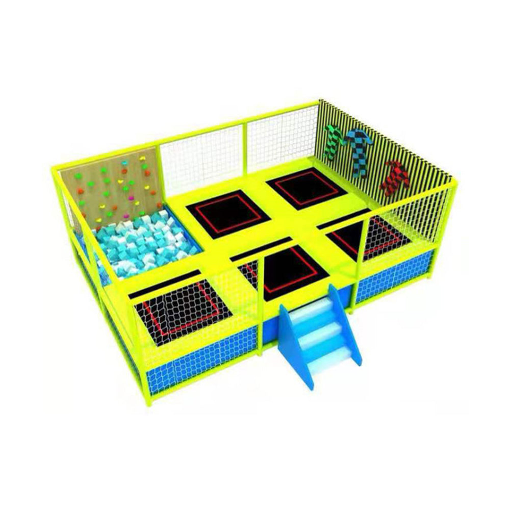 Yellow Mini Trampoline Big Happiness