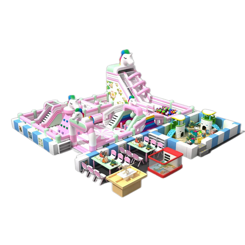 Inflatable Bullhorn Theme Castle
