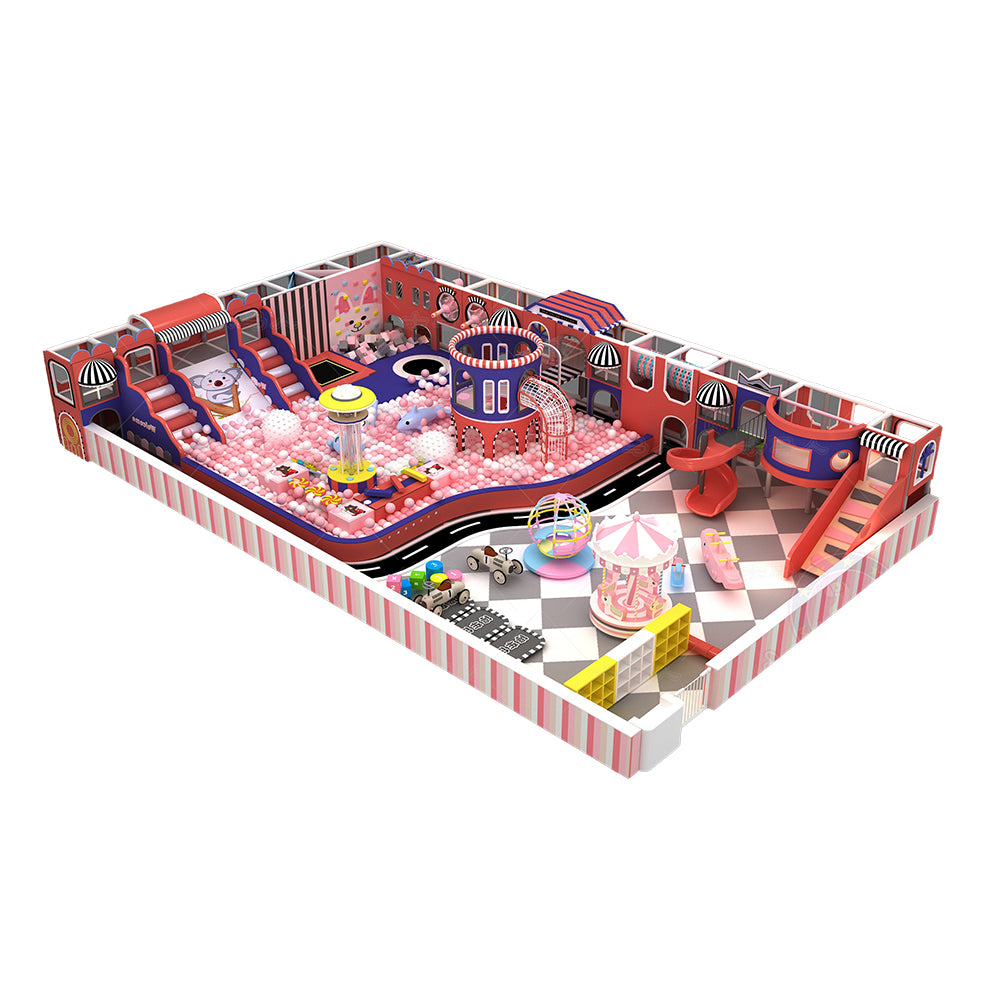 Modular Indoor Playground Area Sets for Easy Assembly