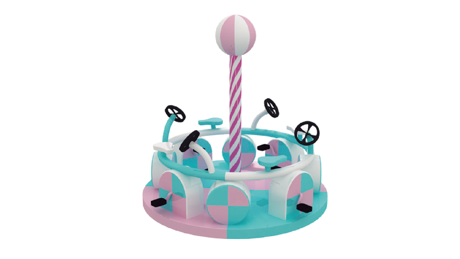 Commercial Customized Cartoon Rotating Soft Play Rides - Image 11